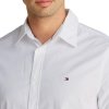 Koszula biała Tommy Hilfiger Slim Fit męska logo